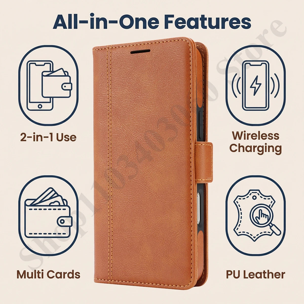 2 In 1 Leather Flip Case For Google Pixel 9 9pro 9A 10 10pro Pro XL 10A Cash Card Slots Holder Wireless Charging Phone Cover