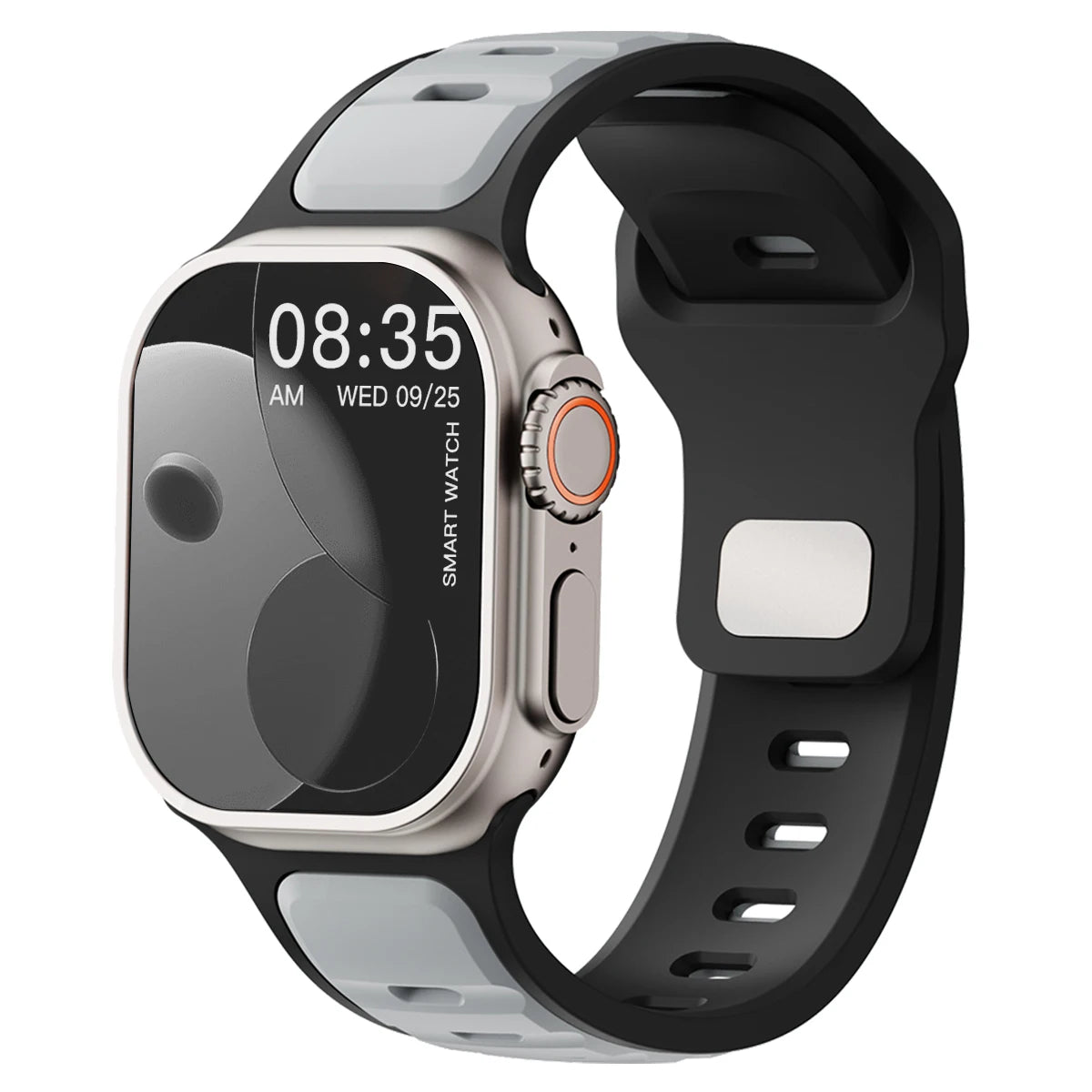 For Iwatch Series 11 10 9 8 7 6 5 4 SE3 Ultra 3/2 Silicone Strap Sports Band for Apple Watch 49mm 46mm 45mm 44mm 42mm 41mm 40mm