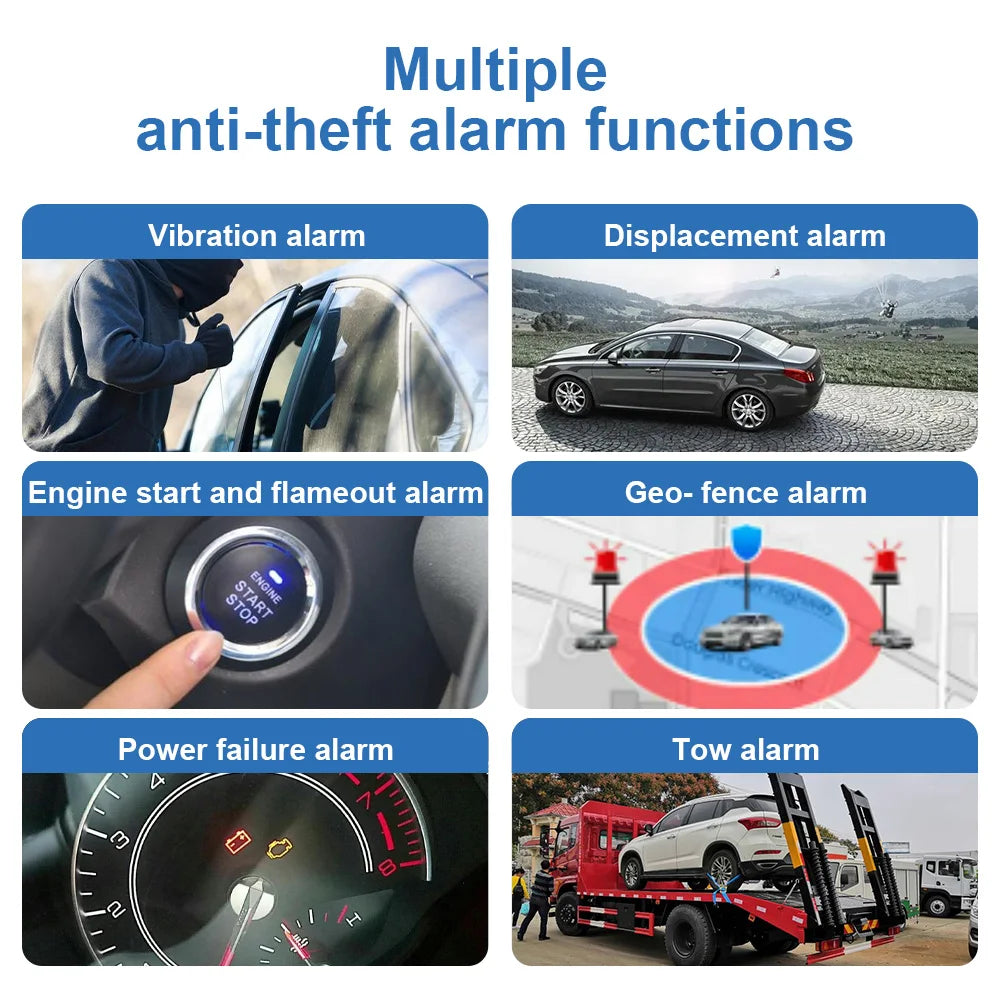 Trackerking J16 4G GPS tracker 3units Realtime Tracking Locator Device GT06 Protocol j16 rastreador 4g
