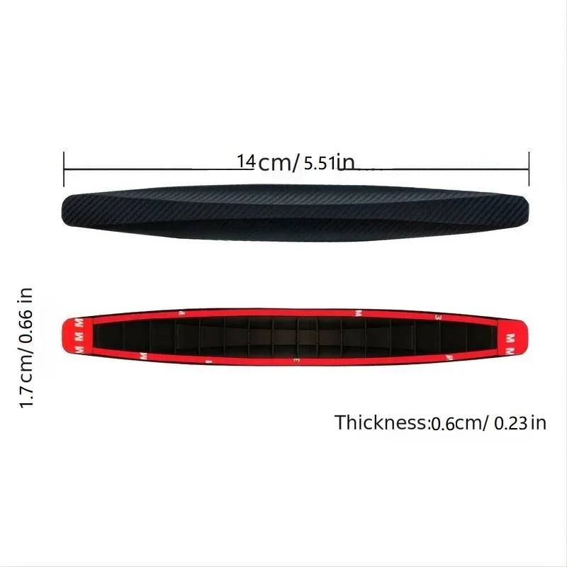 2-6PCS Anti Collision Car Bumper Guard Strip Car Sticker Door Edge Guards Trim Molding Protection Strip Scratch Protector