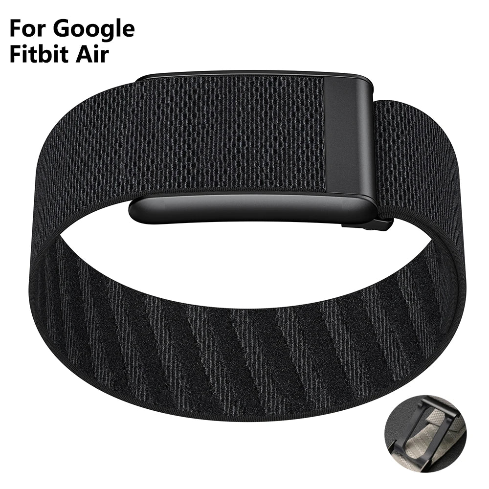 Nylon Loop Strap for Google Fitbit Air Change To Whoop 5.0 Sport Stretchy Watch Bracelet Soft Breathable Wristband for Women Men
