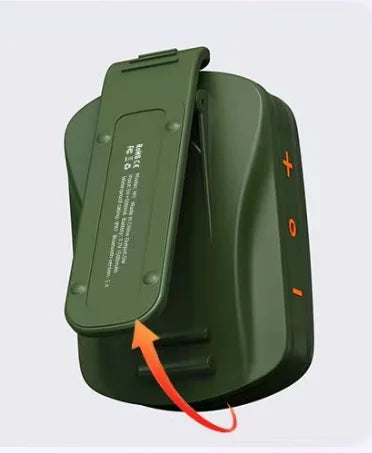 Portable Magnetic Clip Bluetooth Speaker Waterproof Wireless Outdoor Soundbox for Fitness Hiking Cycling Camping