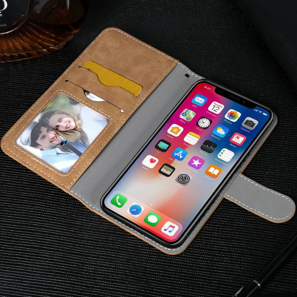 Leather Wallet For Samsung Galaxy S10 5G Case 6.7" Fashion Luxury Protective Multi-Function Cover Phone Stand Function Bags
