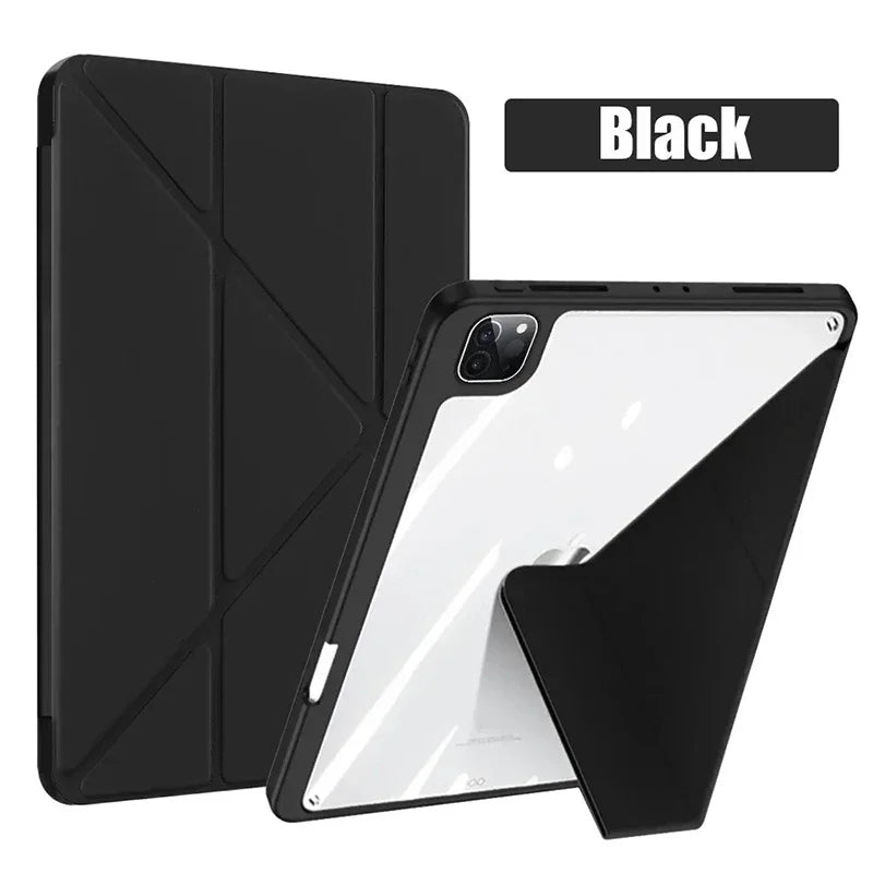 With Pencil Holder Case for IPad A16 Air11 M2 M3 2025 2024 iPad Air5 Air4 Gen IPad Pro11 M4 M2 10th 9th 8 7 10.2'' Air3 10.5 9.7