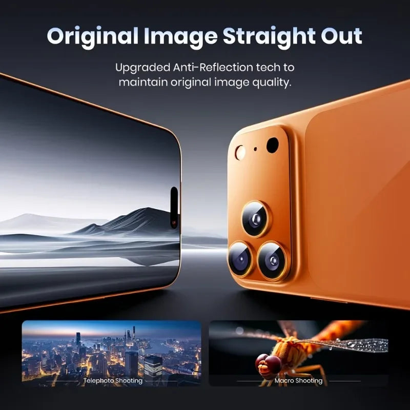 1pc Protective Film for iPhone 17 18 Pro Max/iPhone 17 18 Pro/17 Air 18 Fold Full Coverage Camera Lens Protector Metal Frame