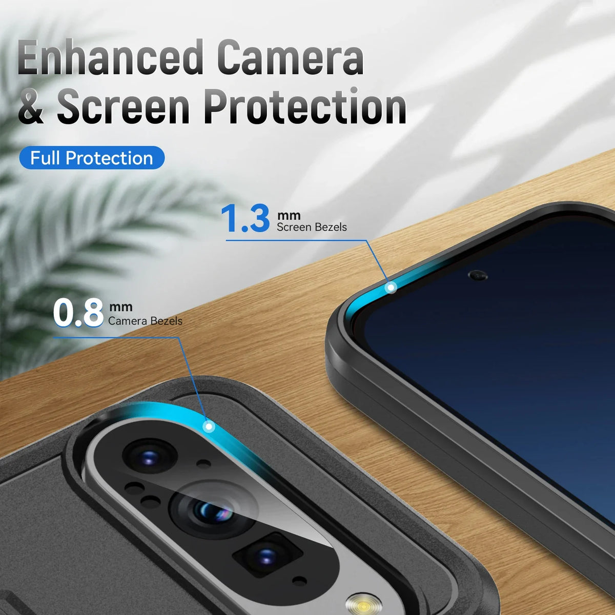 Shockproof Hybrid Case Dual Layer Cover for Google Pixel 10 9 Pro XL 10A 8 Pro 7 7A 7 Pro 6 6A 6 Pro 4G 5G Screen Protector Case