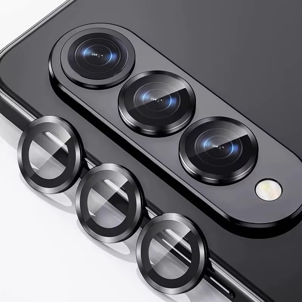 Metal Individual Ring Camera Lens Protector For Samsung Galaxy Z Fold 8 Ultra Z Fold 8 7 6 5 4 Tempered Glass Film Full Cover
