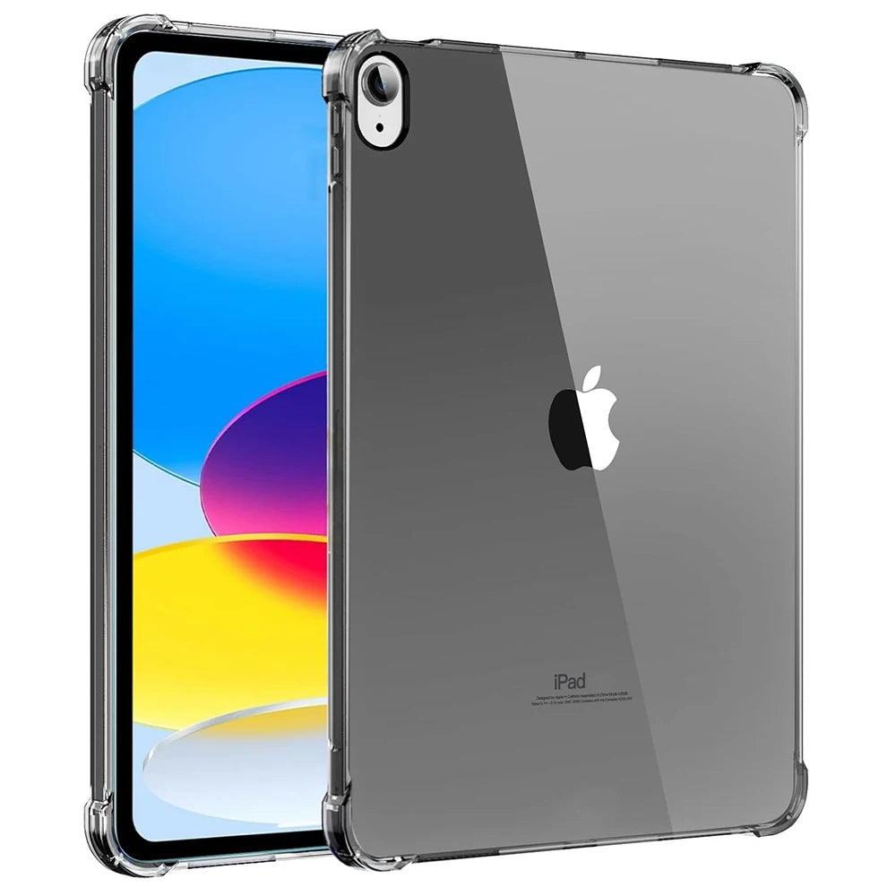 Case for iPad (A16) 11th 10th Generation 2022/2025 10.9/11 inch ,Lightweight and Thin, Soft TPU with Air Bumper, Glitter Pink