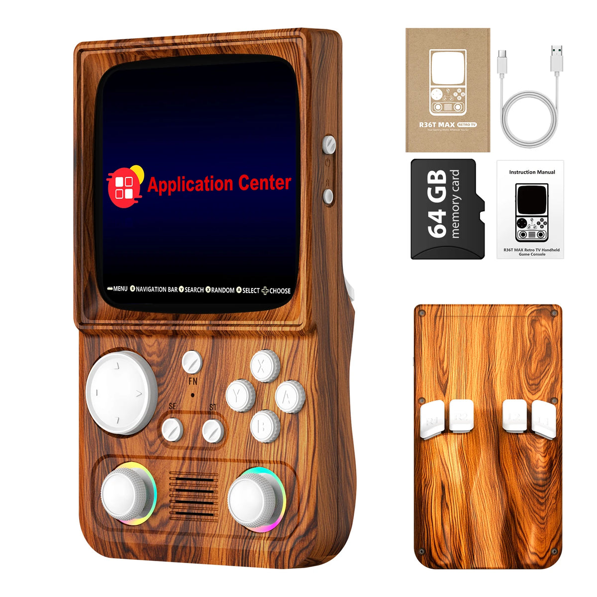 AISLPC RG40 MAX Handheld Game Console 64/128G 4.0" IPS Screen 5G Portable Pocket Game Player