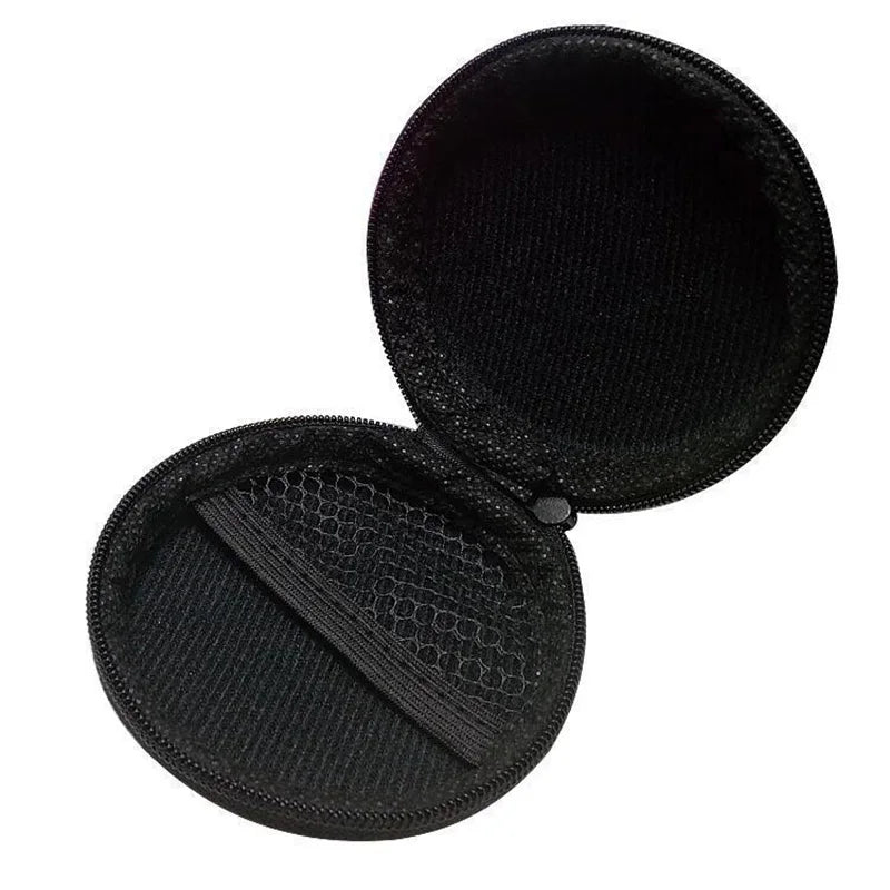 Portable Zipper Earphone Case Bag for Airpod Earpods KZ BA10 AS10 ES4 Charging Cable Accessories Mini Carrying Storage Bag Pouch