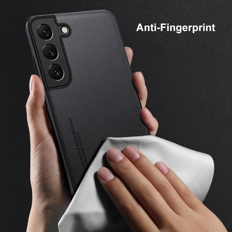 Luxury PU Leather Case For Samsung Galaxy S21 Plus S21 FE Back Cover Silicone Protection Phone Case For Samsung S21 Ultra 5G
