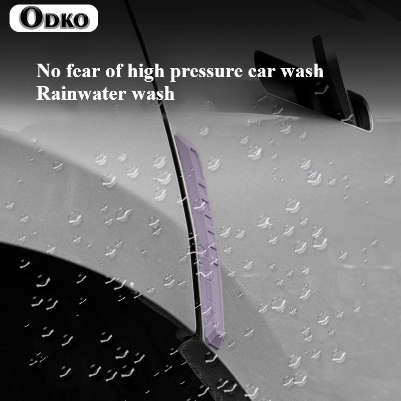 For Xpeng G6/G9 Car Door Anti-collision Strip Anti Scratch Silicone Shock Absorbing Protective Sticker Car Modification Supplies