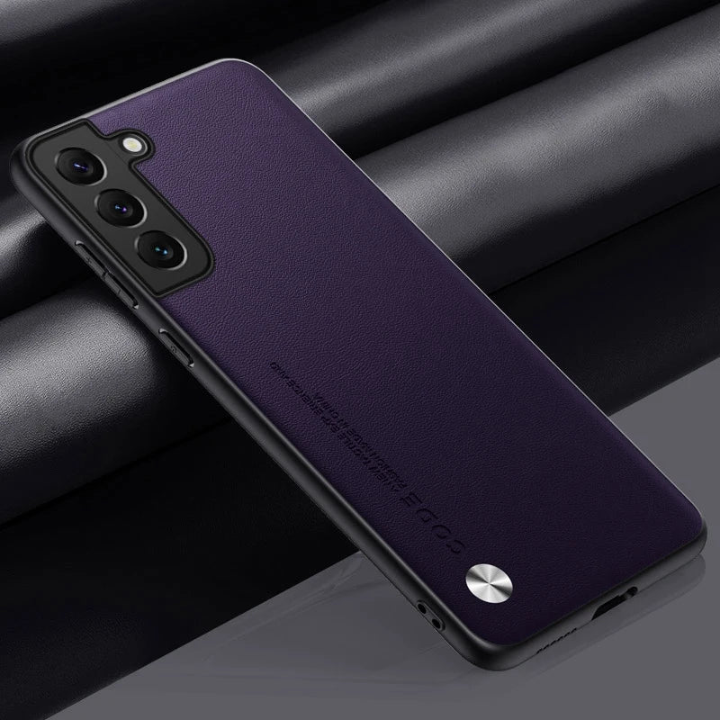 Luxury PU Leather Case For Samsung Galaxy S21 Plus S21 FE Back Cover Silicone Protection Phone Case For Samsung S21 Ultra 5G