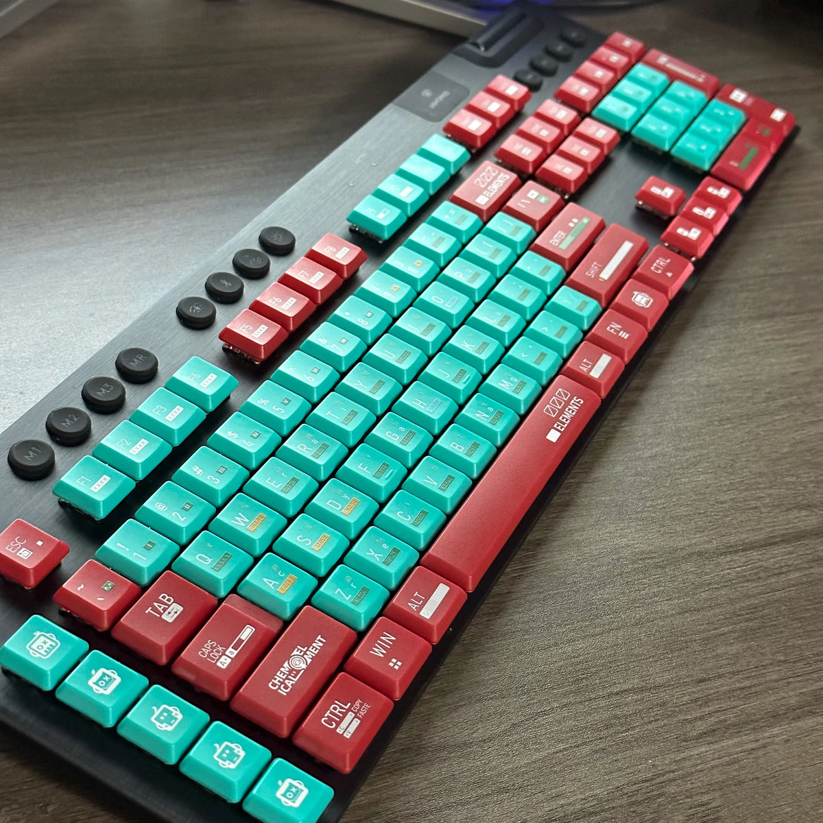 Dazzling Upgrade! G915 Dual-color Keycaps, PBT DIY Keycaps for Logitech G813/G815/G913/G915 TKL RGB Mechanical Gaming Keyboards