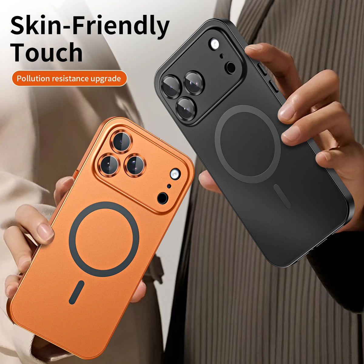 Luxurious Aluminium Magnetic Phone Case For iPhone 12 13 14 15 16 17 18 Pro Max Plus Air Lens Glass Protective Metal Phone Cover