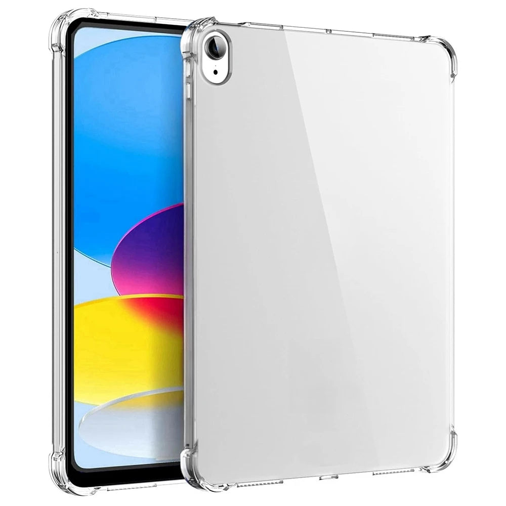 Case for iPad (A16) 11th 10th Generation 2022/2025 10.9/11 inch ,Lightweight and Thin, Soft TPU with Air Bumper, Glitter Pink