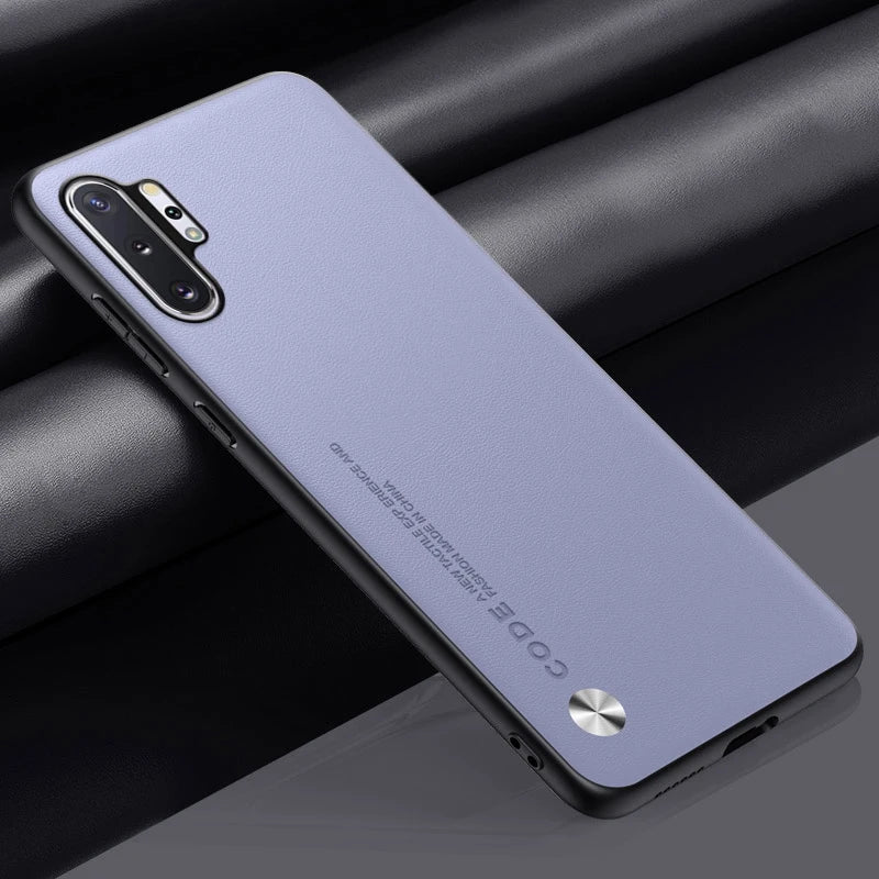 Luxury PU Leather Case For Samsung Galaxy Note 10 Plus Back Cover Silicone Full Protection Phone Case For Samsung Note10 Plus 5G