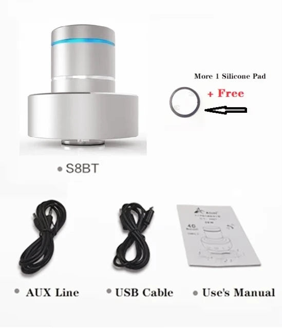 Adin 26W Vibro Bluetooth Speaker Wireless Anti-Neighbor Portable Vibration Subwoofer Bass Sound Box for Music Audio Speakers Aux