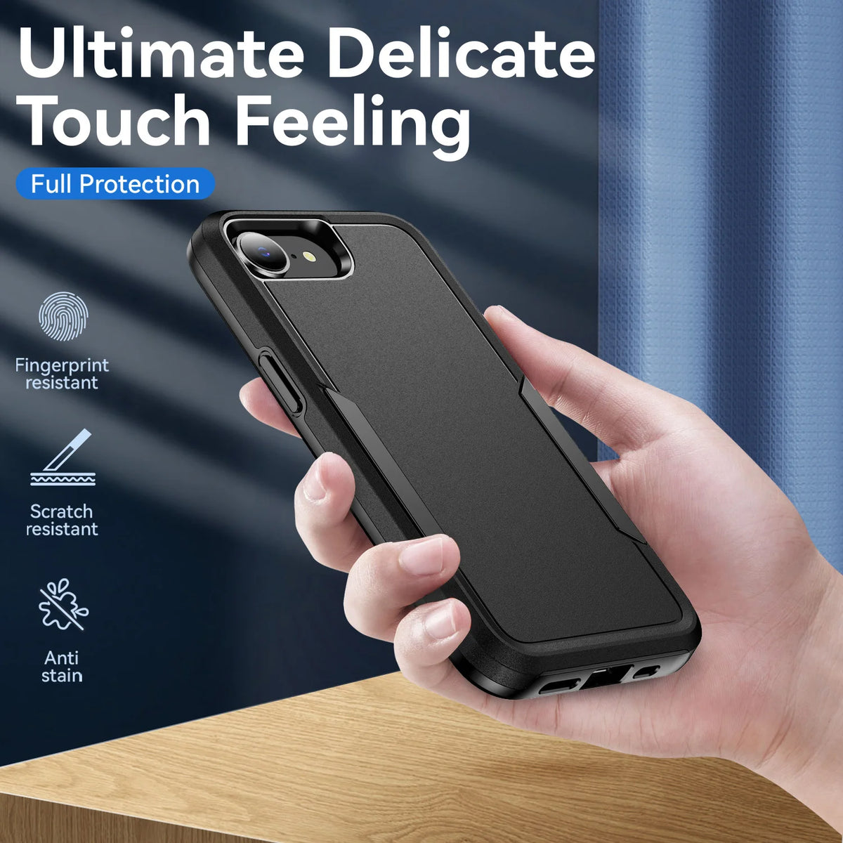 Dual Layer Hard Strong Case for Iphone 17E 16e 17 E Pro Max 16 Plus 13 12 14 15 16 Pro Max 17 Air Iphone16e Iphone17 Phone Cover