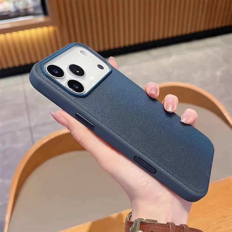 Original Technology Woven for Magsafe Magnetic Phone Case for IPhone 18 Promax 17 16 15 14 13 Pro Max Animation Shockproof Cover
