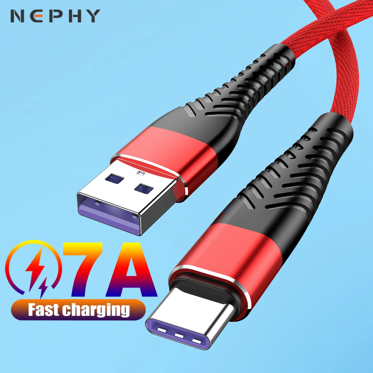 7A 100W USB Type C Super Fast Charge Cable For Huawei P30 Pro Honor 9 10 20 50 Xiaomi mi Redmi OPPO POCO X3 Data Charger Cord 3M