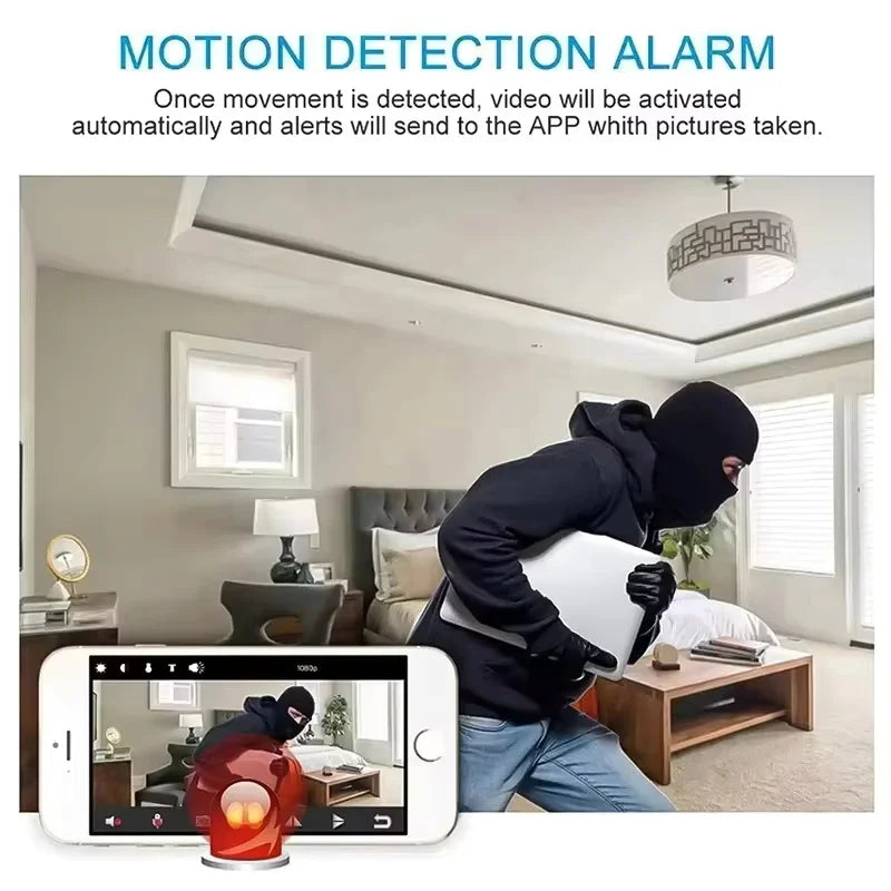 XD Mini Camera Full HD 4K WiFi Night Vision Remote Security Monitoring Home Protection Waterproof Video Recorder