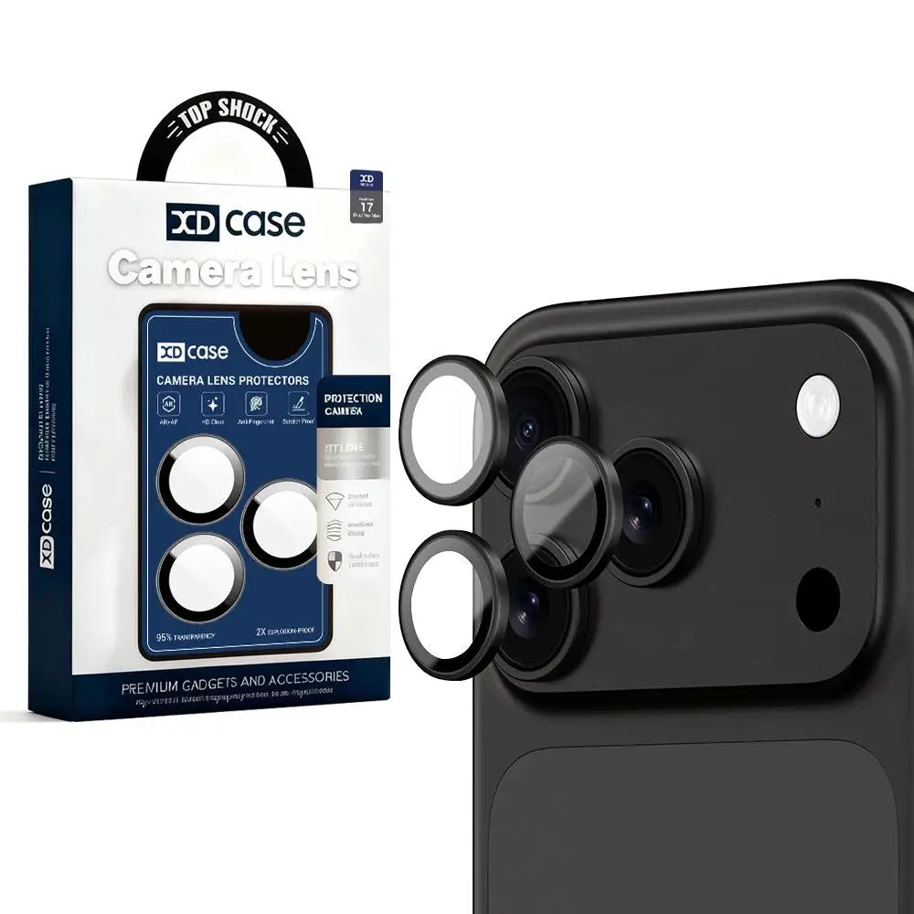 XDcase AF + AR Hawkeye Camera Lens Protector For iPhone 17 Pro Max / 17 Pro Lens Protective Film with Alignment Tool