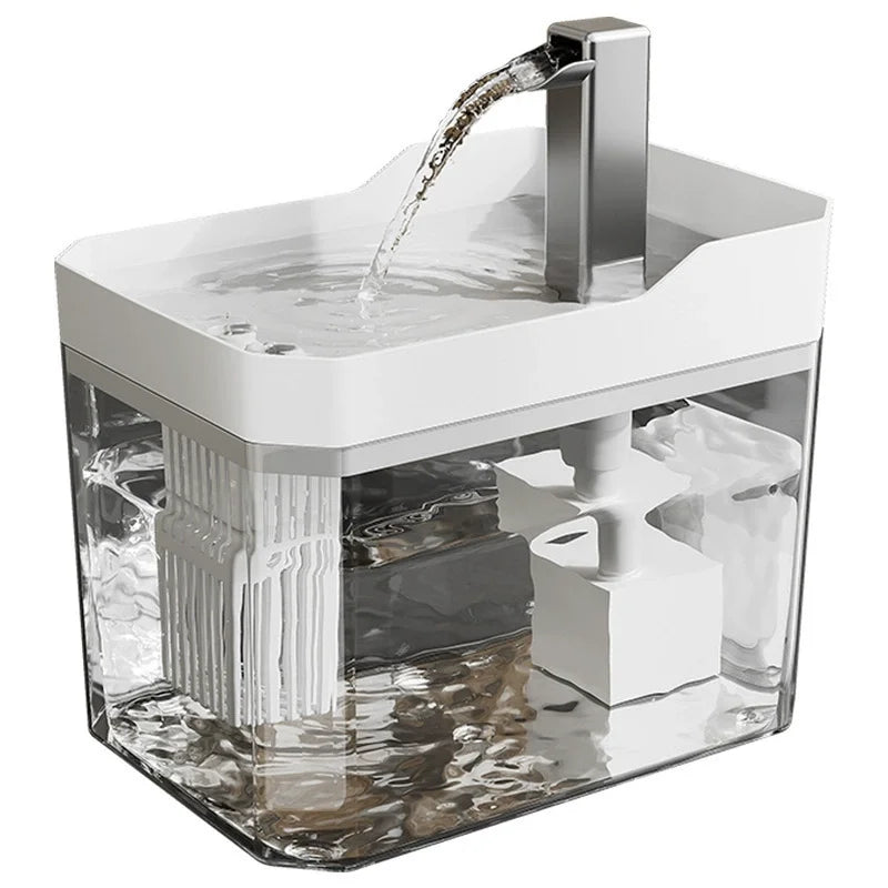Automatic Filtered Circulating Pet Water Dispenser Large Capacity Cat Drinking Fountain Electric Cat Water Feeder Pet Water Bowl