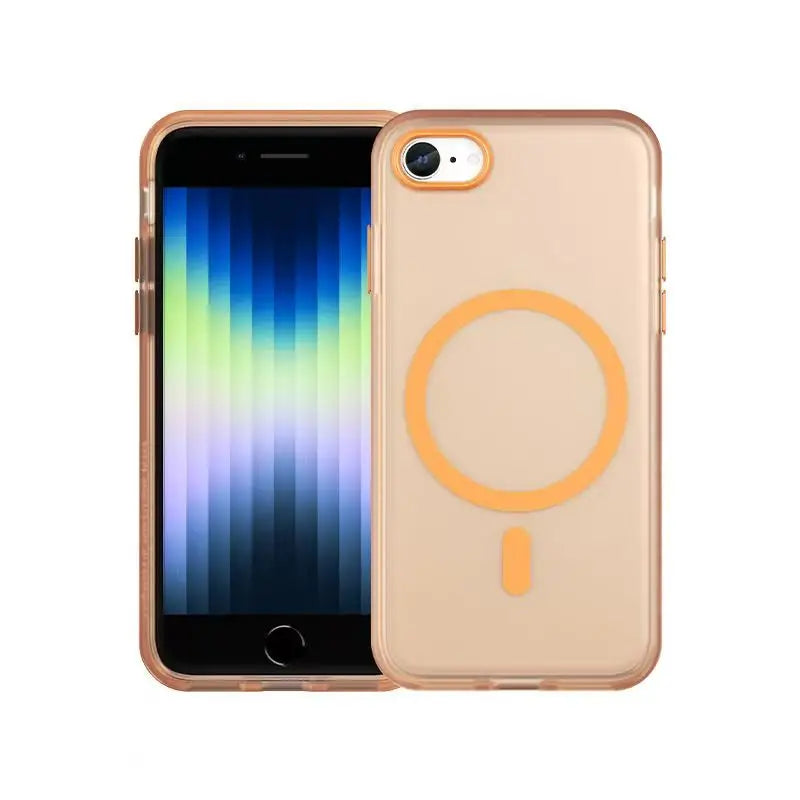 For iPhone 17E 16E Case New Candy Fruit Magnetic Skin-absorbing PC Cover For iPhone 17e Wireless Charging Funda