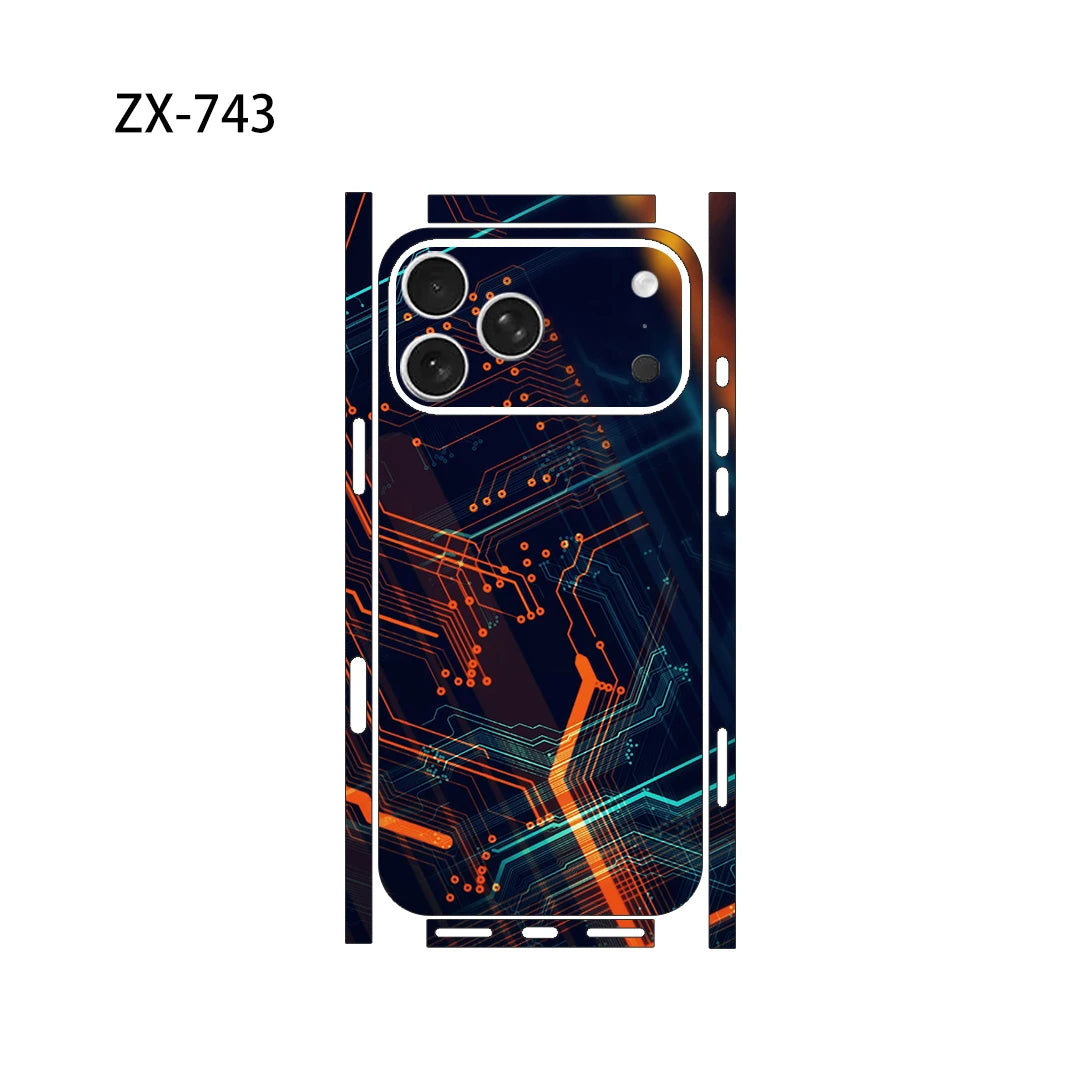 Oscar Skin Wrap Decal Vinyl Sticker for iPhone Pro Max Back Film Compatible with iPhone 17/16/15/14/13 Pro Models