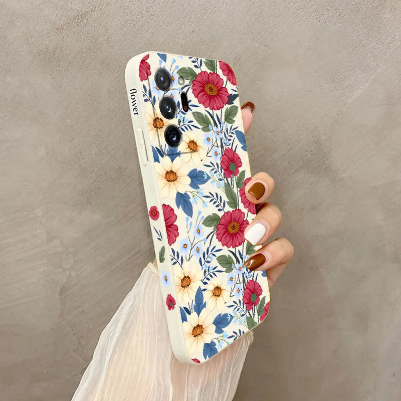 Spring color Silicone Phone Case For Samsung Galaxy Note 20Ultra 20 10 10Plus 10Lite 9 8 M52 M42 M33 M32 M40S M51 M14 M31 Cover