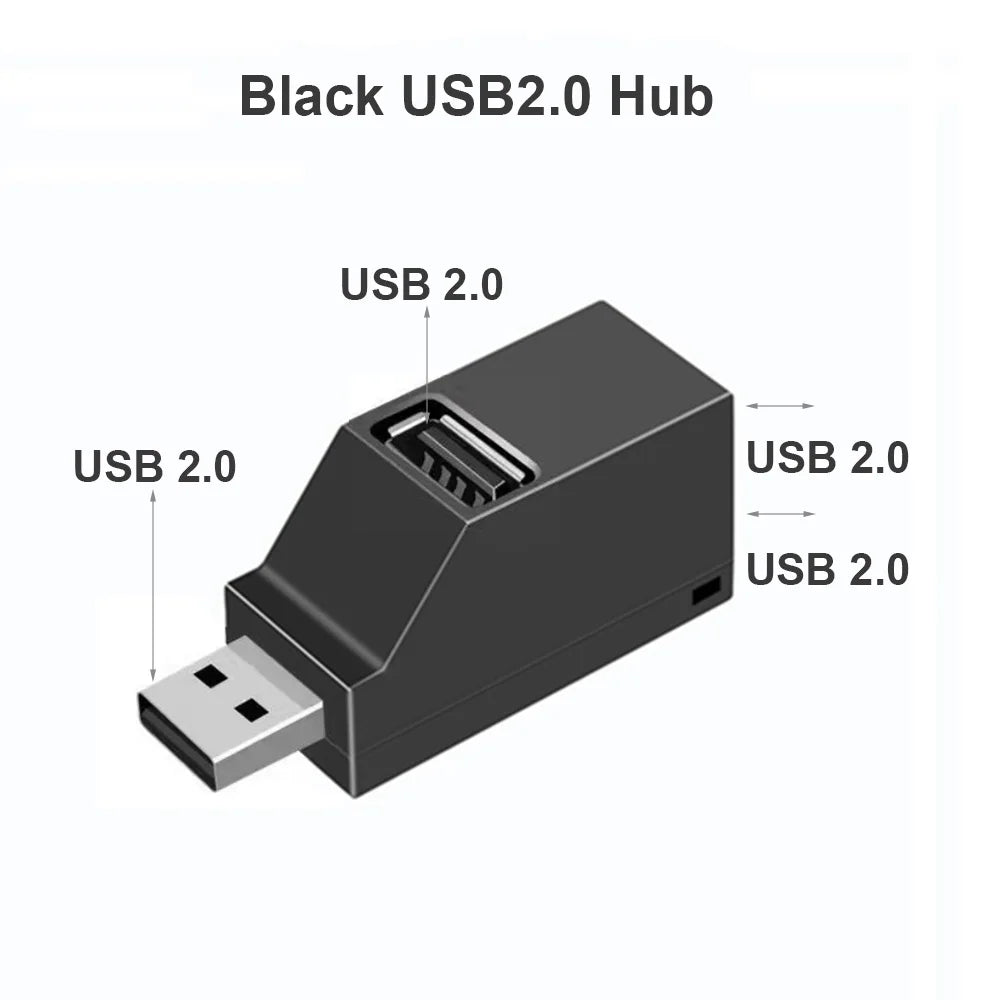 USB 3.0 HUB Extender Car Splitter Multi Port USB Hubs 2.0 Laptop Office Multi Function USB Reading Adapter For PC Laptops U Disk