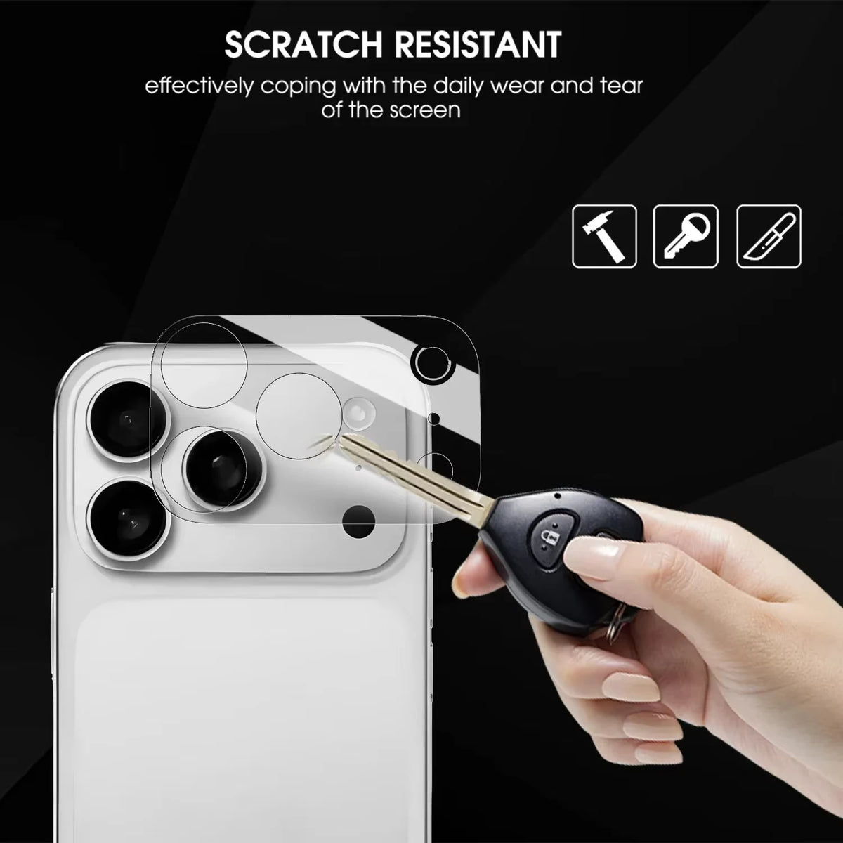 1-4Pcs For Apple iPhone 17 Air Pro Max Camera Lens Screen Protector For Apple IPhone17Pro Max Air Scratch-proof Protective Film