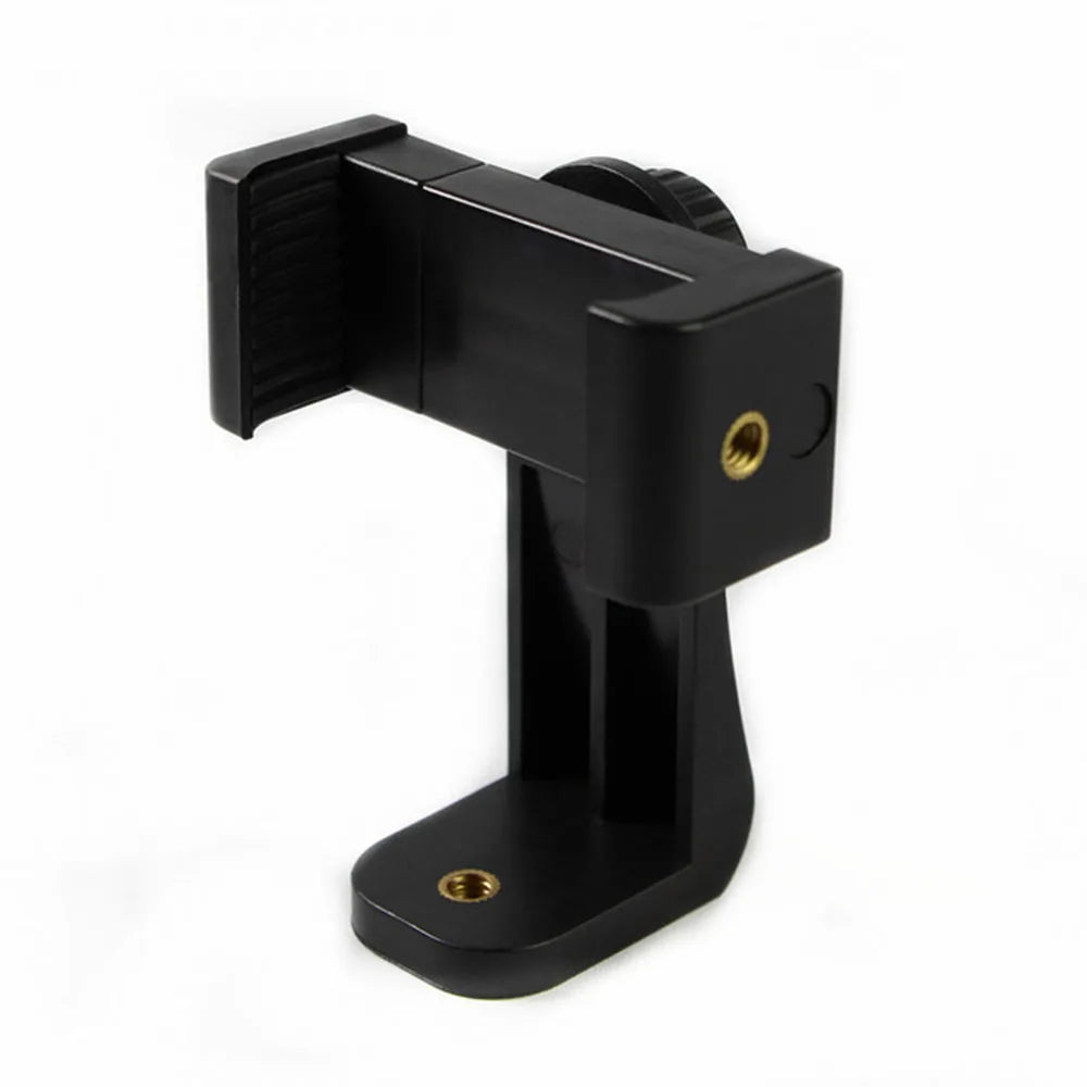 360 Degree Mobile Phone Clip Cellphone Holder With 1/4 Screw Tripod Mount Desk Tripod Adapter For Iphone Huawei Samsung