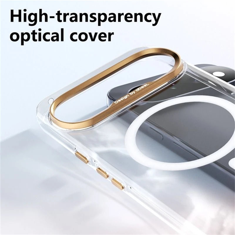 Case For Google Pixel 10 Pro XL 11 10A Pixel11 For MagSafe Magnetic Transparent Ultra Thin Hard PC Phone Cover Simple Shell