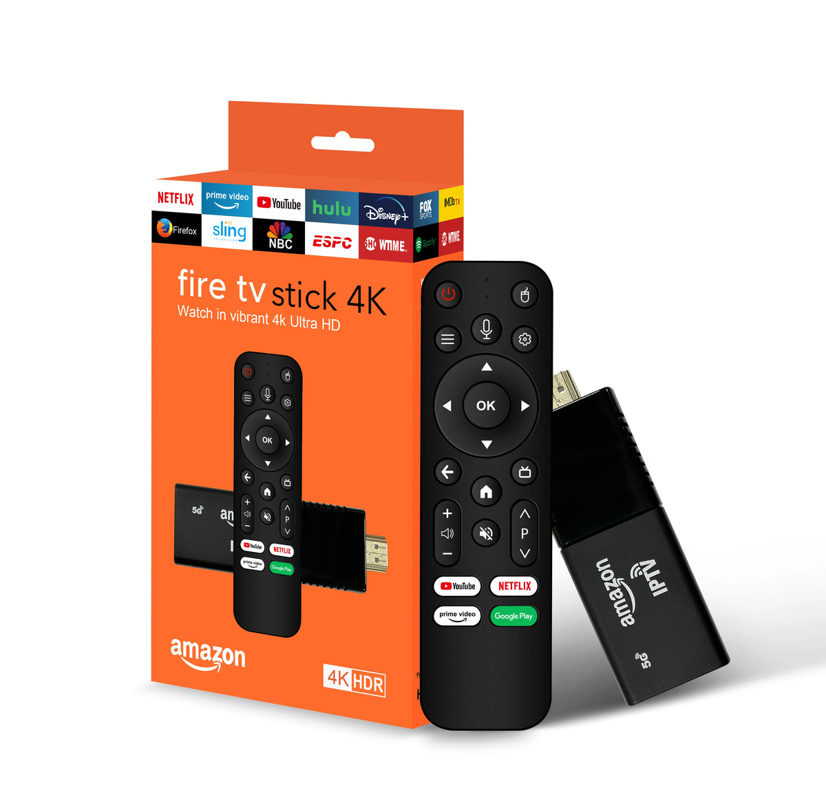 MX10 F5 4K TV Stick Android 13 Allwinner H313 4GB RAM 64GB ROM Dual Band WiFi6 BT5.4 Portable Home Streaming Media Player