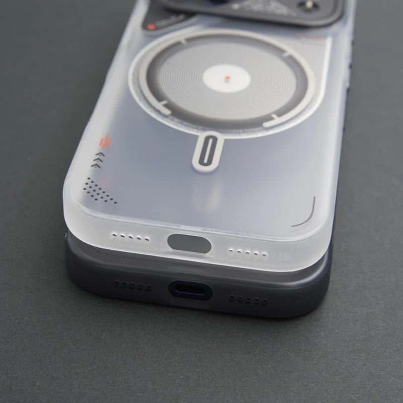 For MagSafe Luxury Mechanical Style Magnetic Phone Case For iPhone 17 Air 16 Pro 15 14 13 Pro Max Wireless Charging Armor Cover