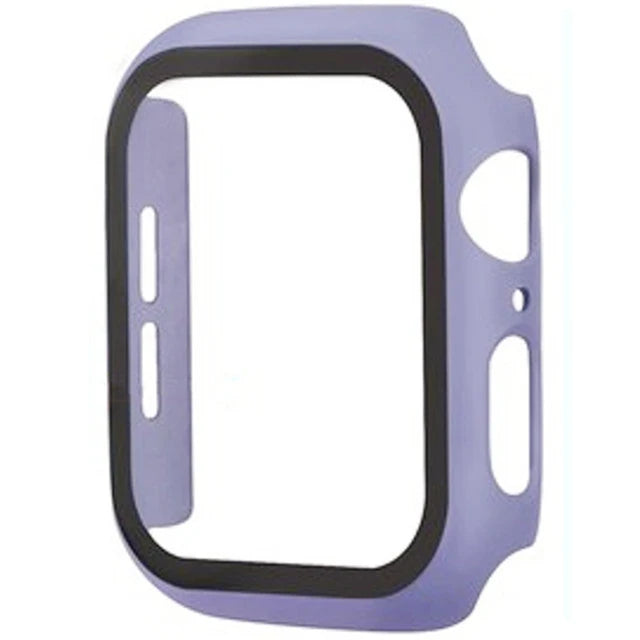 Glass+Cover For Apple Watch case11 10 9 8 7 6 SE 5 Ultra Accessorie Screen Protector iWatch serie 44mm 40mm 49 41 45mm 42mm 46mm