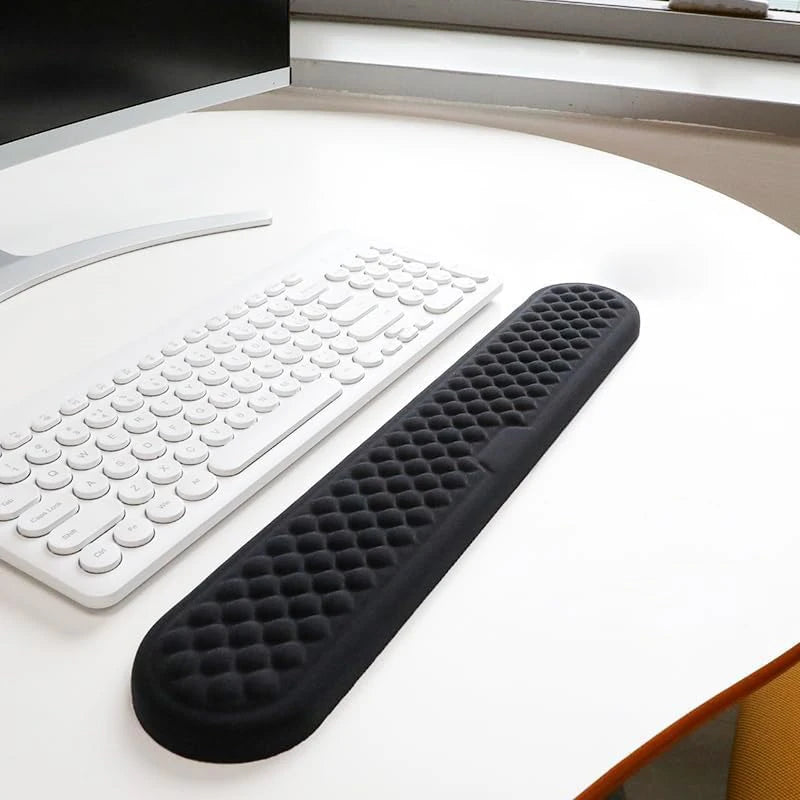 Keyboard Wrist Rest Pad Set Soft Memory Foam Mouse Pad Wrist Support Cushion Pain Relief Ergonomic Computer Mousepad for Office