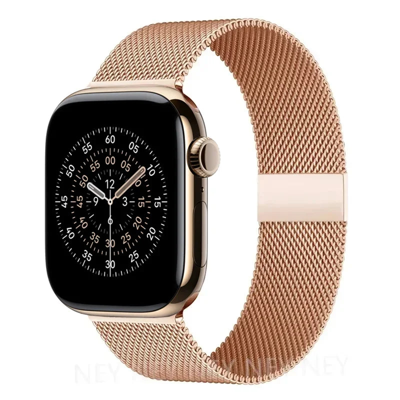 Milanese loop strap For Apple Watch band 11 46mm 44mm 40mm 41mm 42mm 45mm bracelet iwatch series 10 8 7 6 5 4 SE 9 Ultra 3 49mm