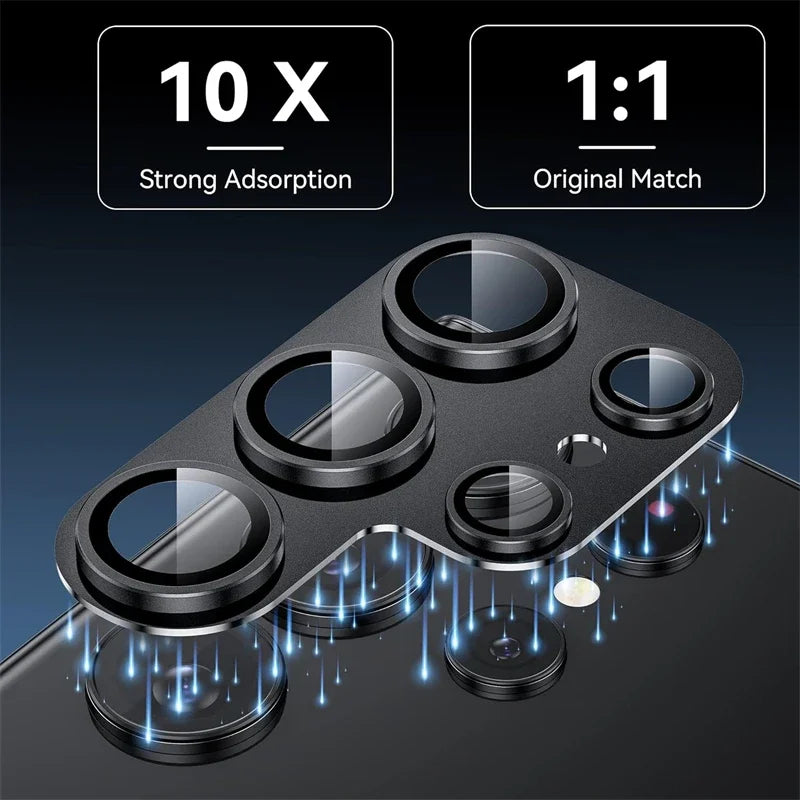 Metal Camera Lens Glass Protector for Samsung Galaxy S25 S24 S22 Ultra S23 Plus S25Ultra S25+ S 25 Glass Lens Cover Accessories