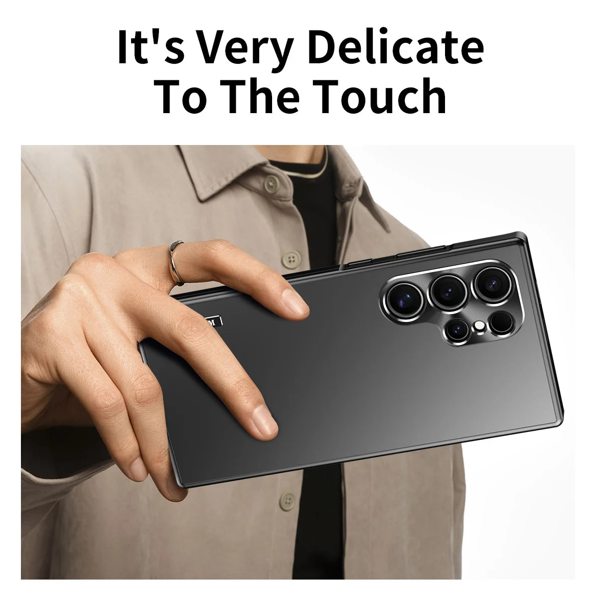 All-aluminum Body Matte Titanium Alloy Ultra-thin Back Cover For Samsung Galaxy S26 S21 S25 S24 S23 Ultra Metal Magnetic Shell