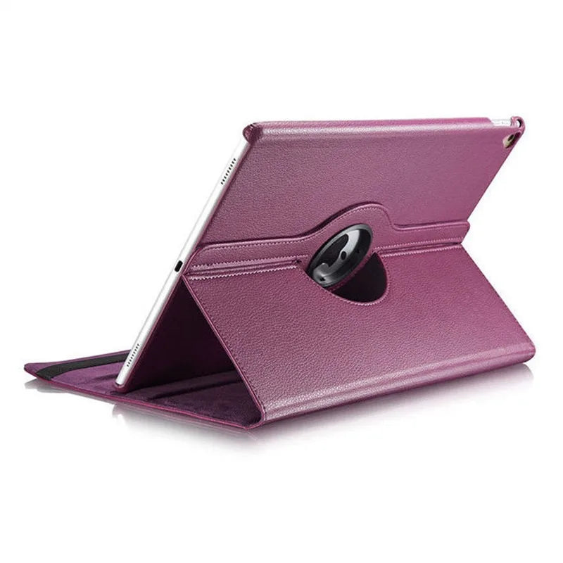 Case For Apple iPad Pro 12.9 2015/2017 360 Rotating Smart Cover iPad Air 13 2024 2025 12.9"2018-22 PU Leather Funda Tablet Shell