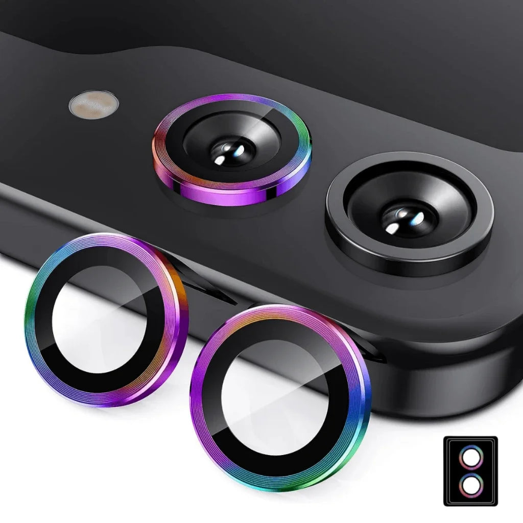 Metal Camera Lens Protector For Samsung Galaxy Z Flip 7 6 5 4 Anti Scratch 9H Tempered Glass Metal Ring For Galaxy Z Flip7