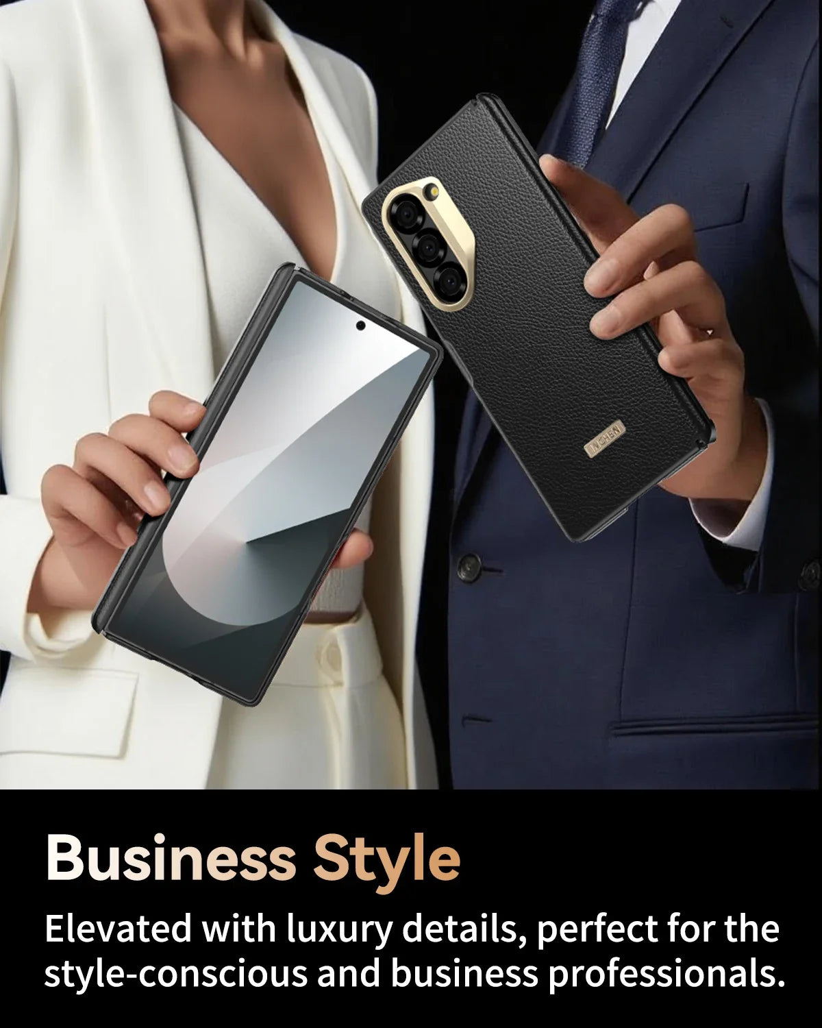business High Quality for SamsungGalaxy Z Fold 6 5 Magnetic Wireless Charging Drop Protection Anti Scratch Hard Cover Phone Case