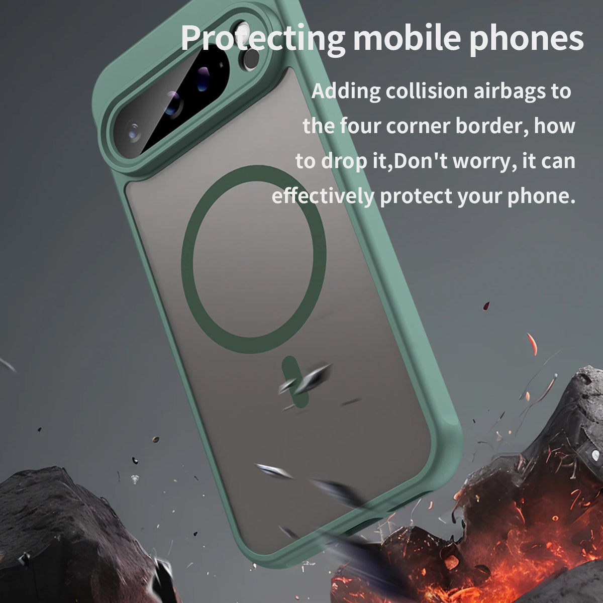 for Google 10 Pro XL Luxury Slim Matte for Magsafe Case for Google Pixel 9A 9 10 Pro XL Magnetic Wireless Charging Hard PC Cover