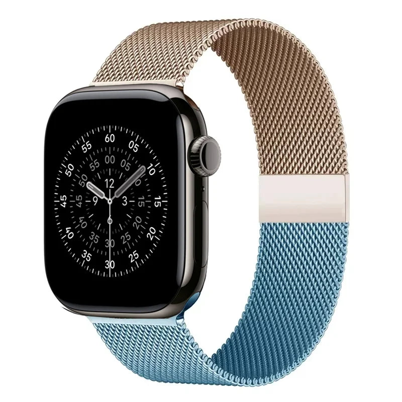 Milanese loop strap For Apple Watch band 11 46mm 44mm 40mm 41mm 42mm 45mm bracelet iwatch series 10 8 7 6 5 4 SE 9 Ultra 3 49mm