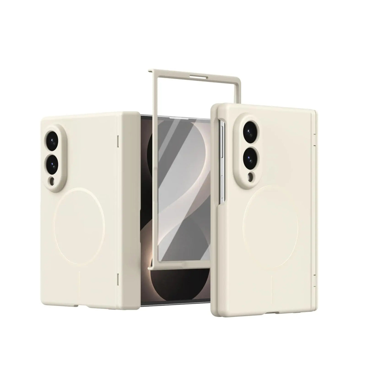 For Samsung Z Fold 8 Magsafe Case Built-in Screen Protector Skin Feel PC Full Body Cover for Samsung Galaxy Z Fold 8 Fold8 Cases
