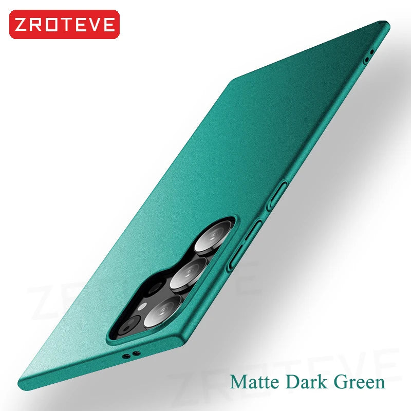 S25 Ultra Case Zroteve Slim Hard PC Matte Cover For Samsung Galaxy S25 Edge S24 S23 FE S22 S21 S20 S10 E Note 20 10 Plus Cases