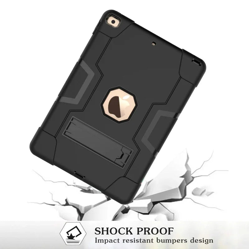 Armor Stand Shockproof Kids Tablet Case for IPad Air 10.2 10.5 11 12.9 Inch 2021 I Pad Pro 9.7 Mini 6 5 4 3 2 7th 8th 9th Cover